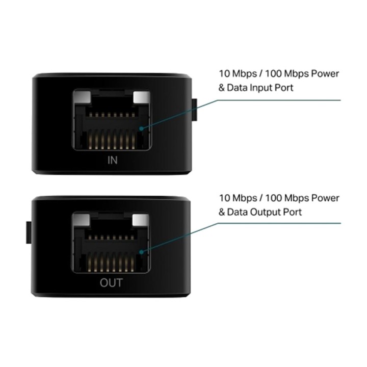 TP-LINK 2-Port Fast Ethernet PoE+ Extender TL-POE10E 802.3AT