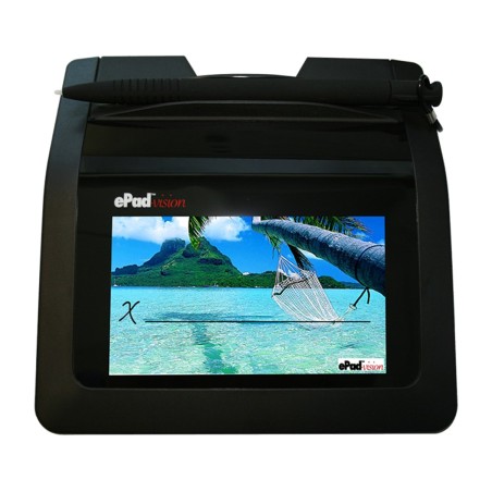 tablette de capture de signatures avec écran lcd interactif epad-vision vp9808-usb