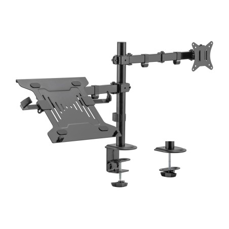 supporto da scrivania per monitor e laptop con braccio articolato ew1519 34" 15.6" 9kg