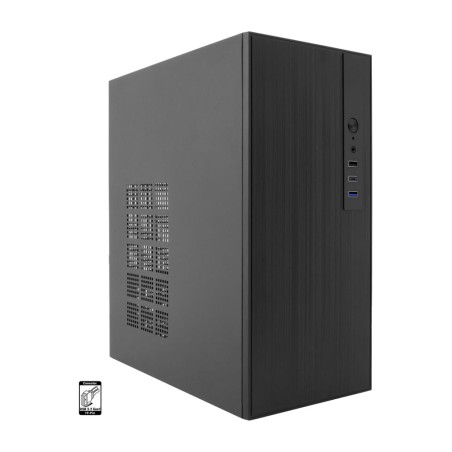 kompakti tietokonekotelo usb-c:llä ilman virtalähdettä m460 micro-atx