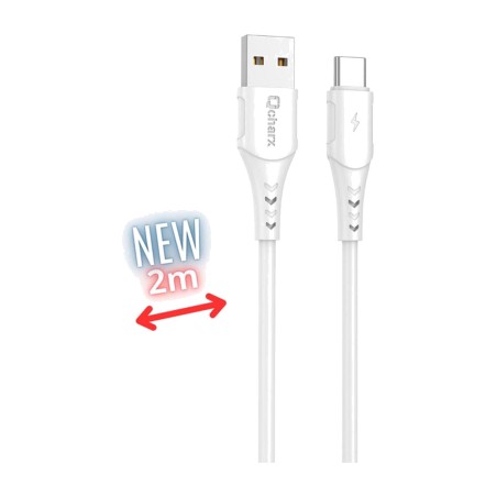 nabíjecí a datový kabel z pvc pro mobil athens-2m usb-a/c