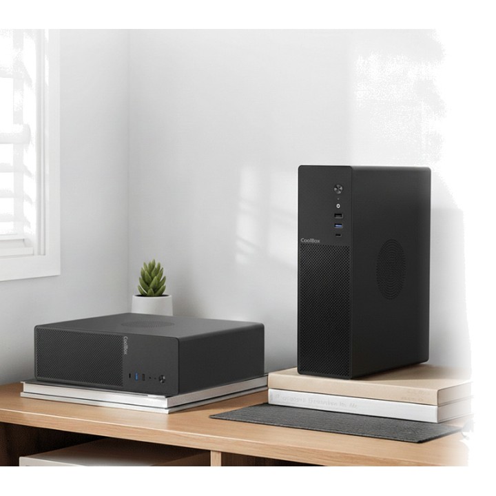 COOLBOX Caixa per a PC slim metàl·lica amb ventilador de 90