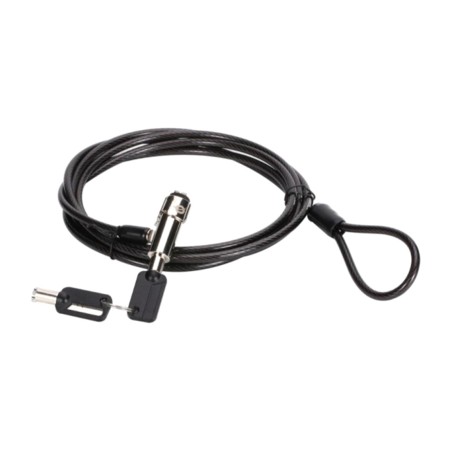 biztonsági kábel kulccsal laptophoz custodio02bn nano 2,5x6mm 1,8 m