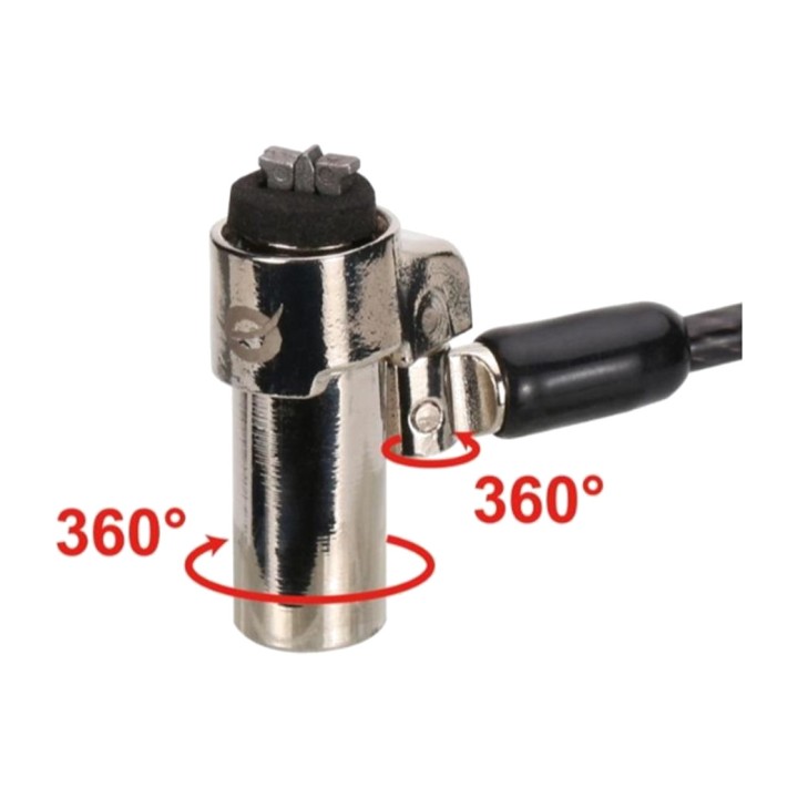 CONCEPTRONIC Bezpečnostní lanko s klíčem pro notebook