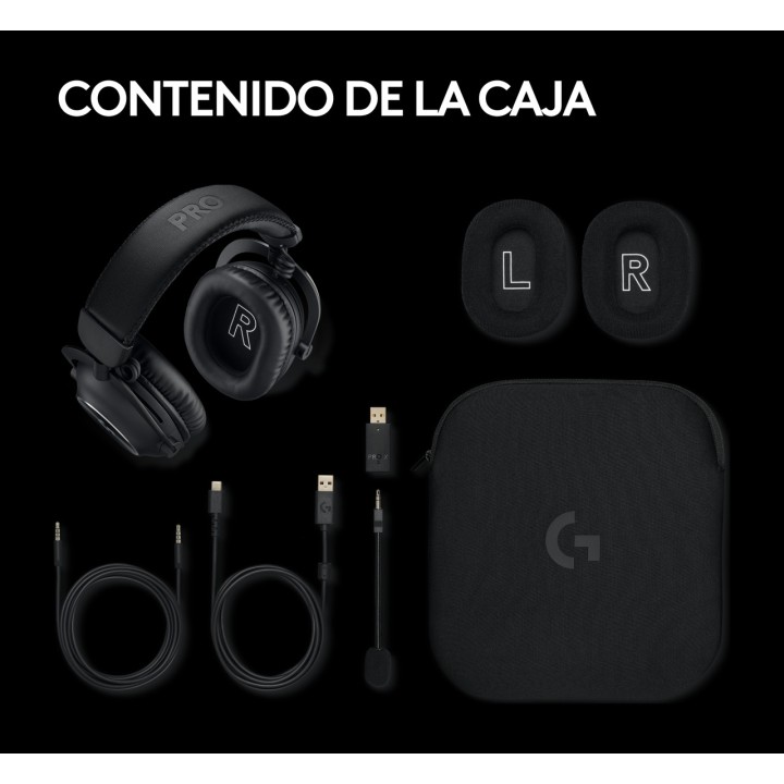LOGITECH Trådlösa gamingheadset med mikrofon PRO X