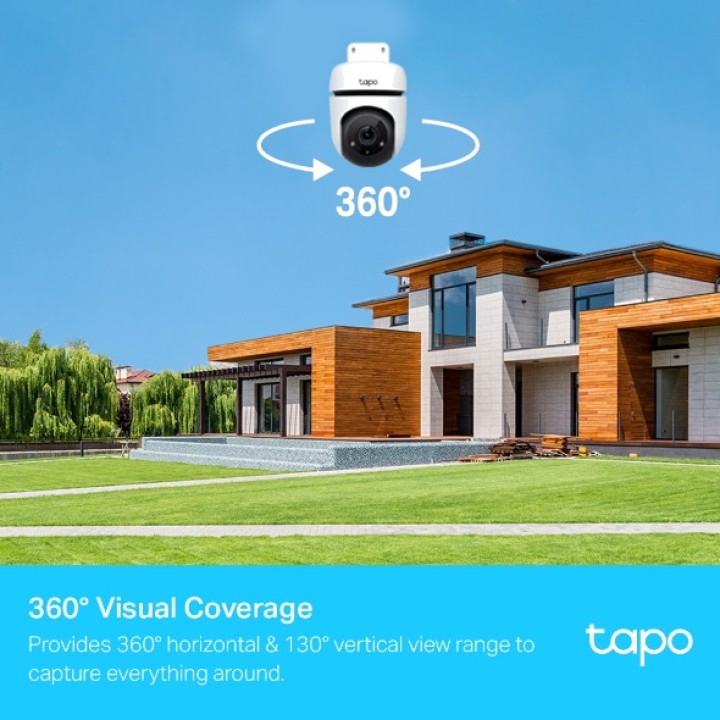 TP-LINK Caméra de surveillance IP Wi-Fi motorisée pour