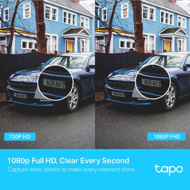 TP-LINK Motoriseret WiFi IP-overvågningskamera til udendørs