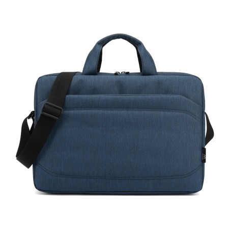 sacoche pour ordinateur portable à double doublure avec poche extérieure 15,6"