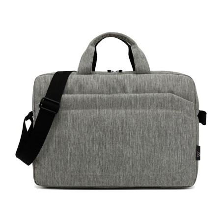 sacoche pour ordinateur portable à double doublure avec poche extérieure 15,6"