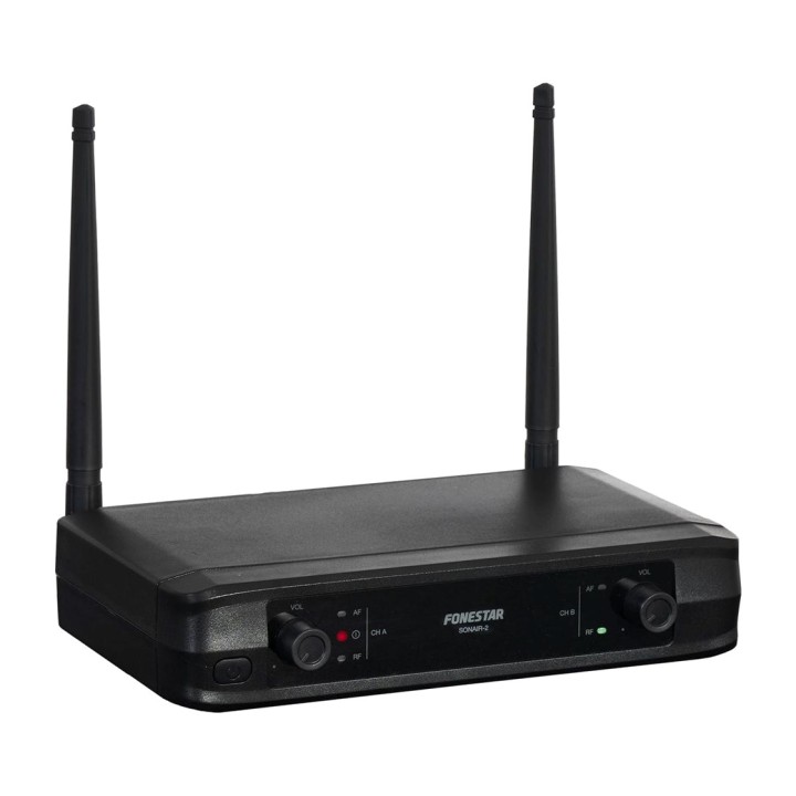 FONESTAR Microfono wireless doppio palmare SONAIR-2M UHF