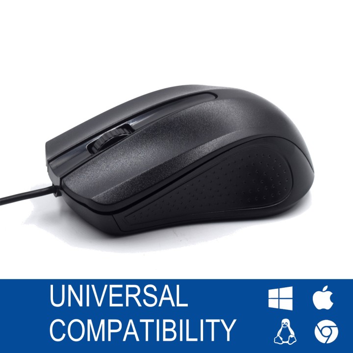 EWENT Kabelgebundene optische Maus EW3300 USB-1000DPI