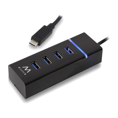 hub usb-c con 4 porte di tipo a ew1137 3.2 gen1