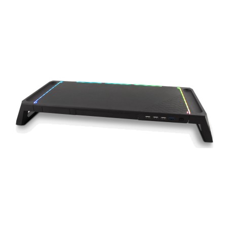 elevador de monitor con hub, cajón e iluminación rgb deep-gaming dg-mob-06 1xusb3.0 3xusb2.0