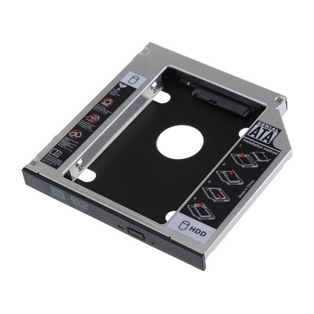 sata drive adapter caddy for a laptop optical drive bay ew7005 12.7mm 2.5"