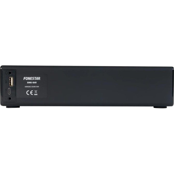 FONESTAR Soundbar portatile per karaoke con 2 microfoni