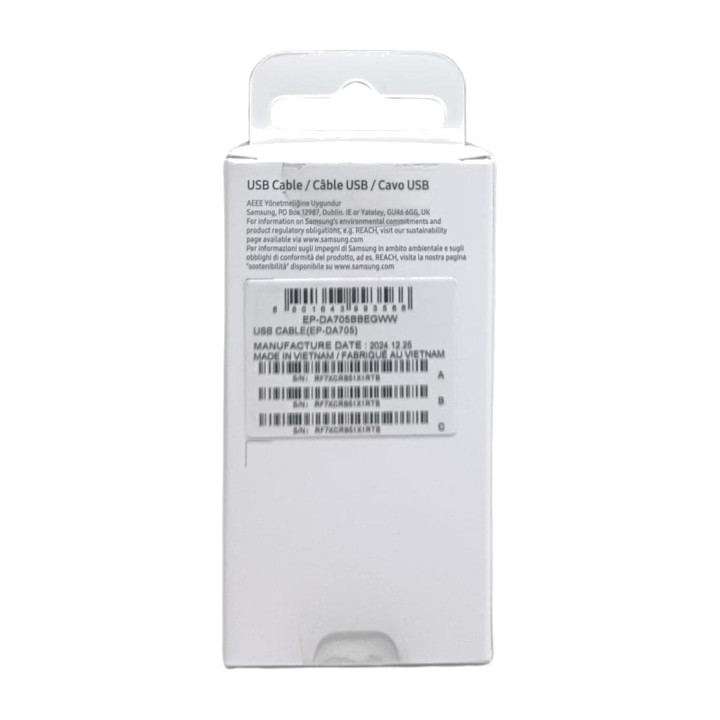 SAMSUNG USB-C charging cable for mobile phone EP-DA705 60W