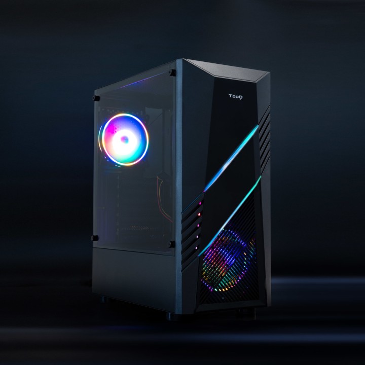 TOOQ Gamingowa obudowa semi-tower do PC z oświetleniem