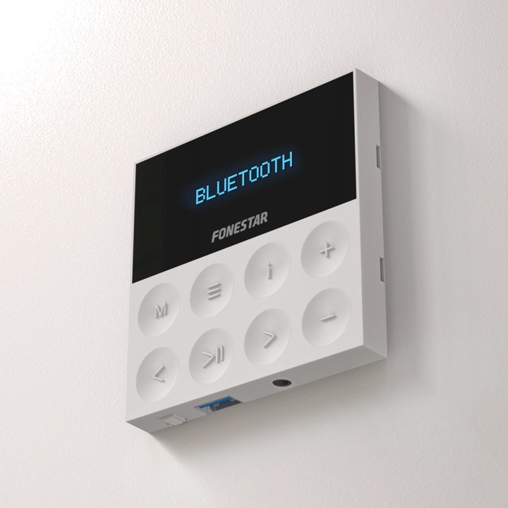 FONESTAR Kit audio Bluetooth con amplificatore a parete e