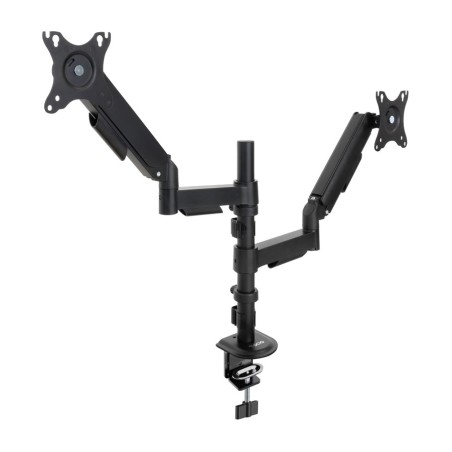 soporte doble para monitores con brazos de muelle y fijación a mesa db1533tnr 17-32"