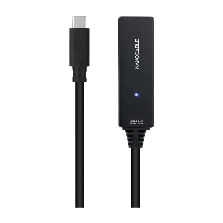 NANOCABLE Active USB-C extension cable with signal amplifier