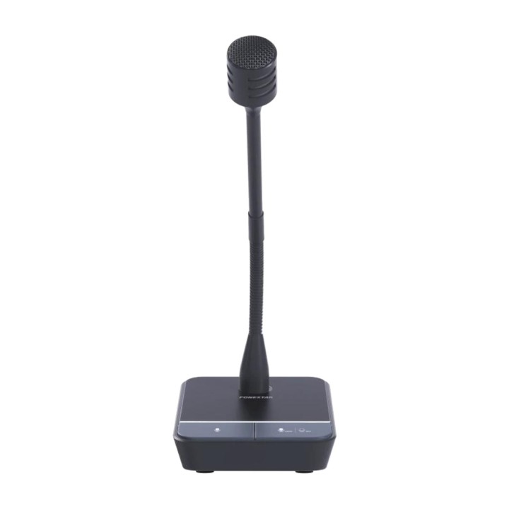 FONESTAR Micrófono de sobremesa dinámico con flexo y base MICSET-D32J-JACK 6,3 MM MGS0000030013