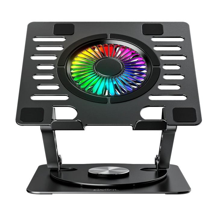 COOLBOX Adjustable cooling pad with 360-degree rotation for