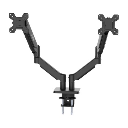 supporto da tavolo con morsetto e bracci articolati per due monitor 32" vesa-100 8kg