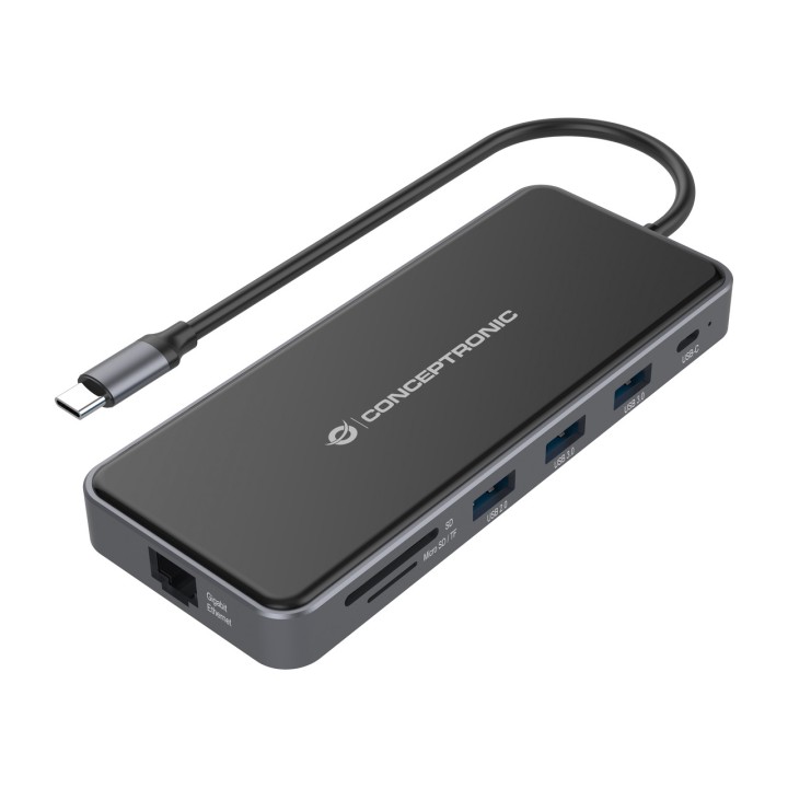 CONCEPTRONIC Docking station USB-C 12 in 1 con HDMI e VGA