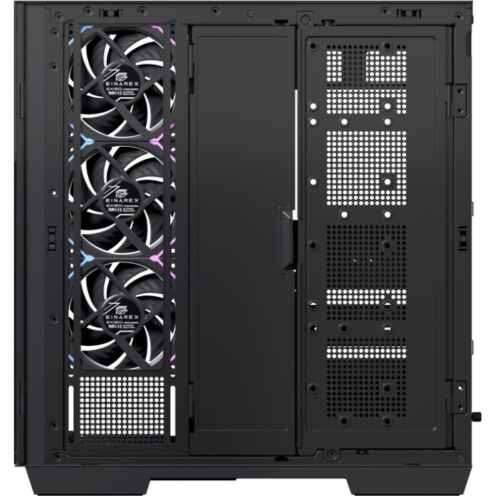 EINAREX Boîtier gaming moyen tour E-ATX avec verre trempé