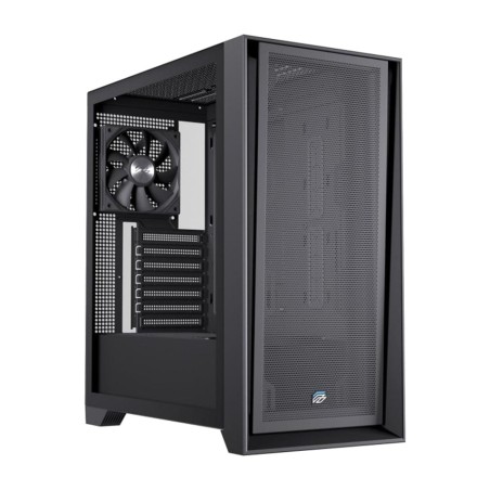 gamer atx féltorony pc-ház edzett üveggel pulse p600-core
