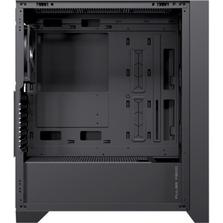 EINAREX Gaming-datorchassi semi-tower ATX med härdat glas