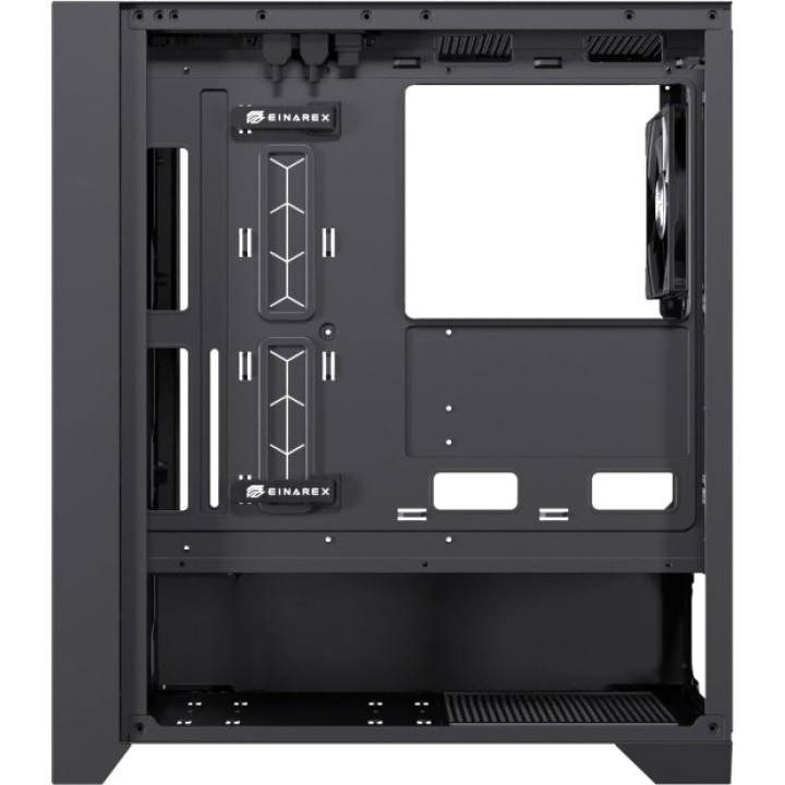 EINAREX Caja de PC gaming semitorre ATX con cristal