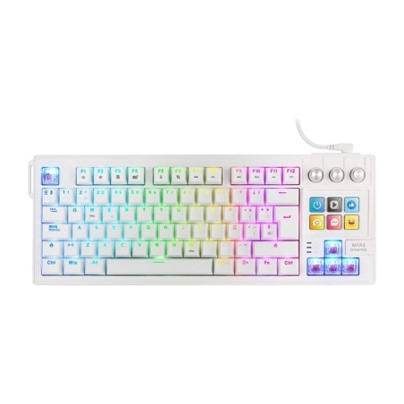 tastiera gaming meccanica con tasti lcd e illuminazione rgb mkmaster-tkl qwerty-es