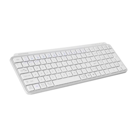 teclado inalámbrico silencioso de membrana y perfil bajo mk-silenkeys qwerty-es