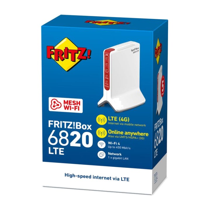 FRITZ 4G-Router mit Wi-Fi N und SIM-Kartensteckplatz BOX