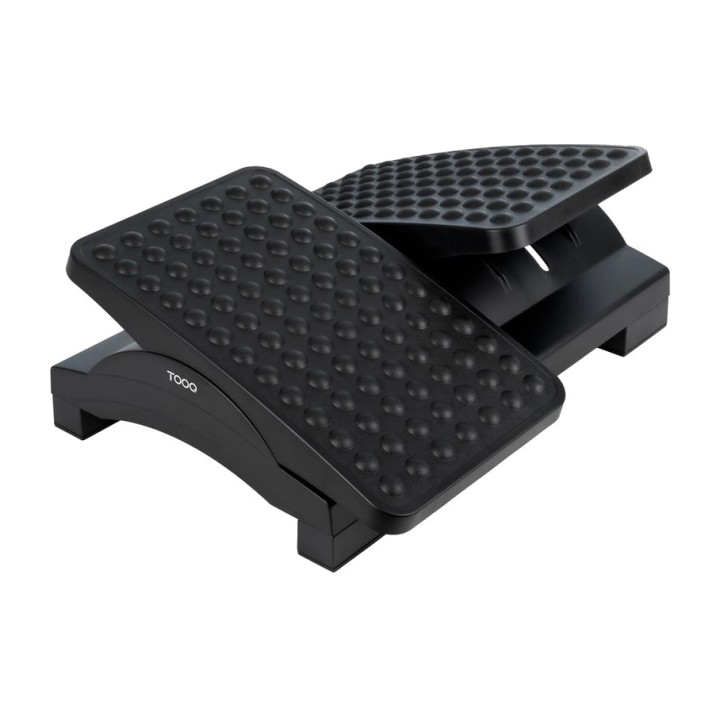 TOOQ Height- and tilt-adjustable ergonomic footrest