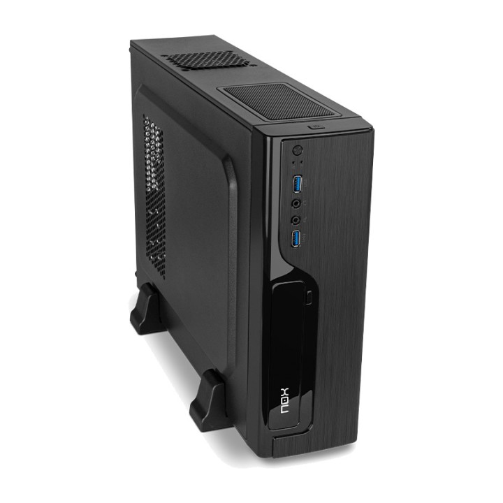 NOX Boîtier d’ordinateur Micro ATX compact avec alimentation