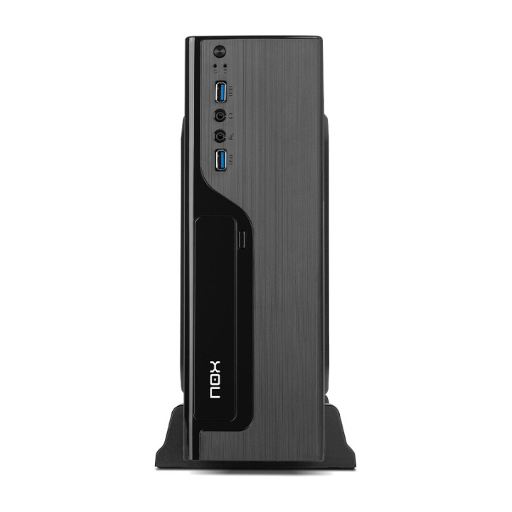 NOX Micro ATX low-profile computer case with included power