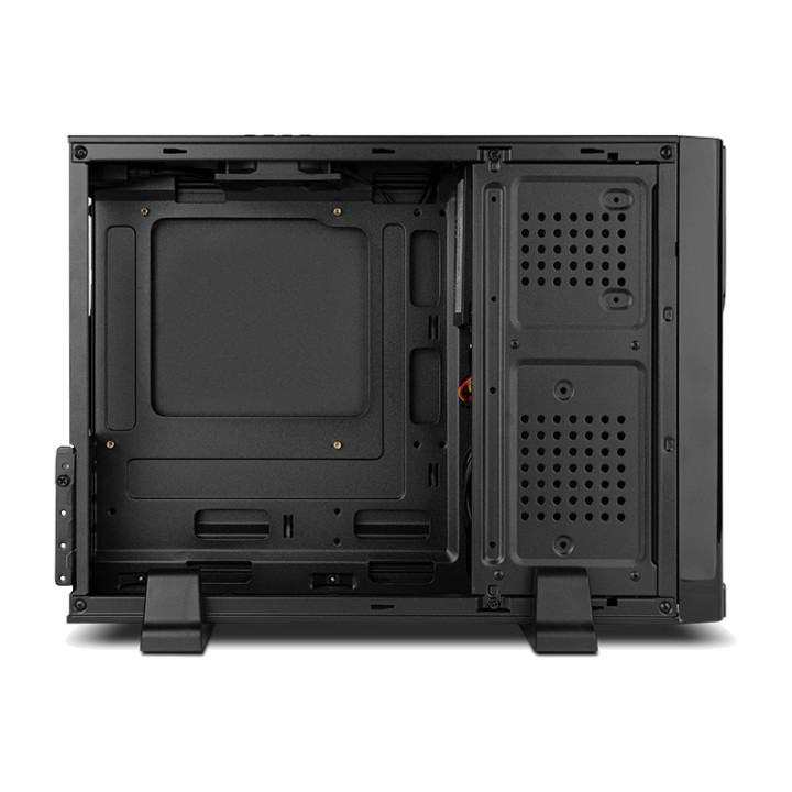 NOX Boîtier d’ordinateur Micro ATX compact avec alimentation