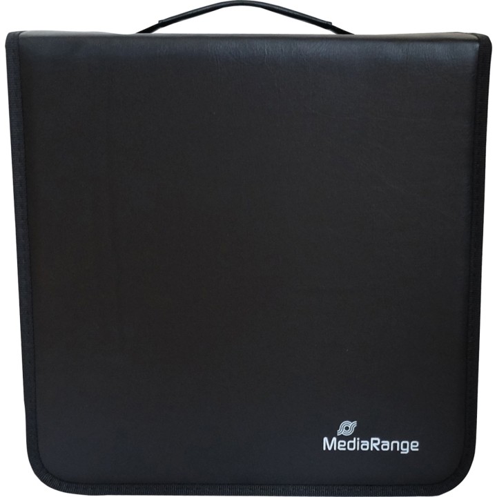 MEDIARANGE Kunstleder-CD-/DVD-Tasche für 200 Discs BOX93