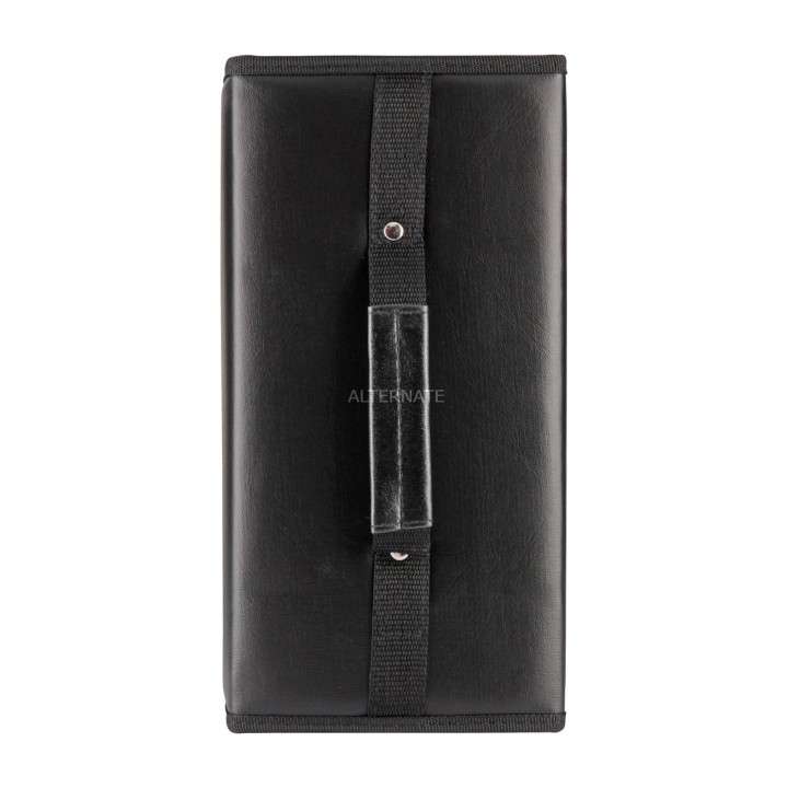MEDIARANGE Funda cartera de polipiel para 400 discos CD