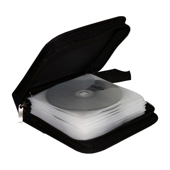 MEDIARANGE Nylon-CD-/DVD-Tasche für 24 Discs BOX50 962187