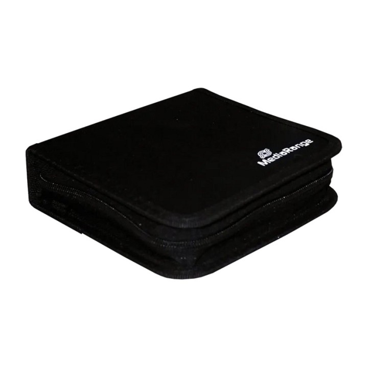 MEDIARANGE Nylon-CD-/DVD-Tasche für 24 Discs BOX50 962187