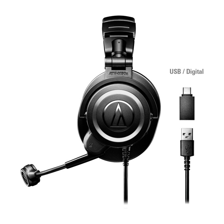 AUDIO-TECHNICA Cuffie da studio chiuse con microfono a