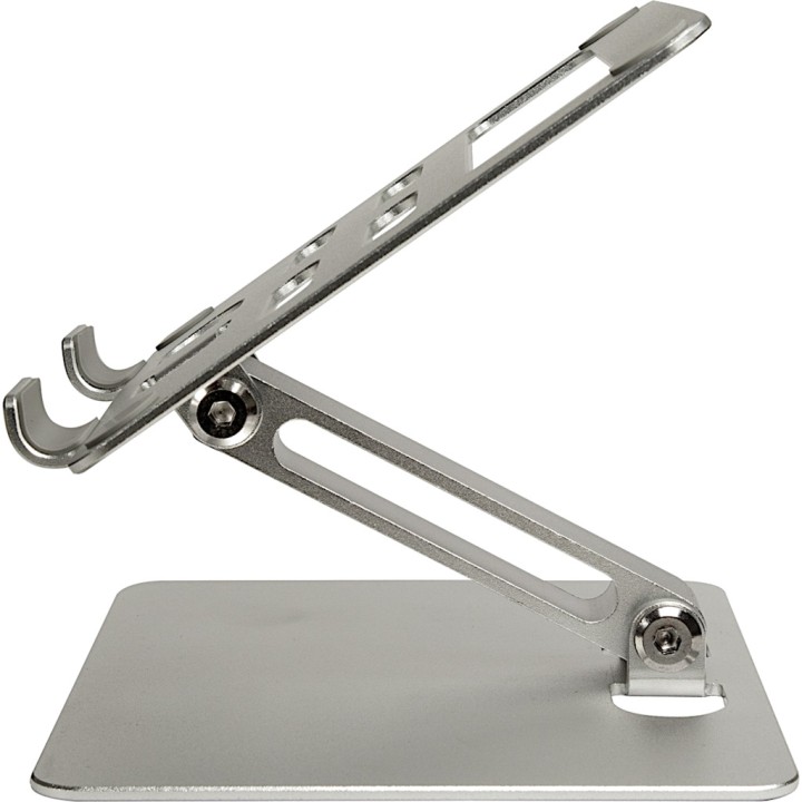 INTER-TECH Adjustable aluminium stand for laptop and tablet
