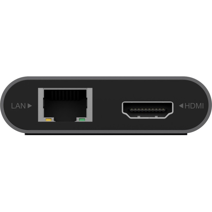 ICY BOX Station d’accueil USB-C pour trois écrans avec
