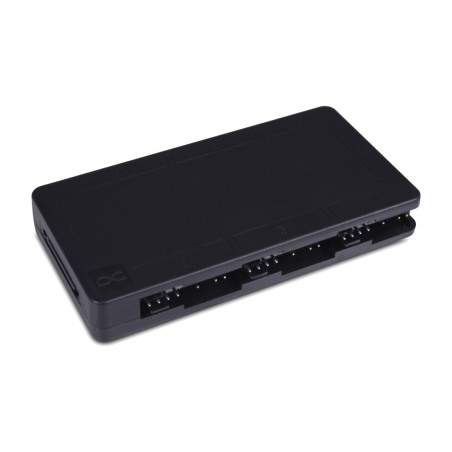 divisor de ventiladores pwm e iluminación para pc core 6x 4-pin drgb 25668