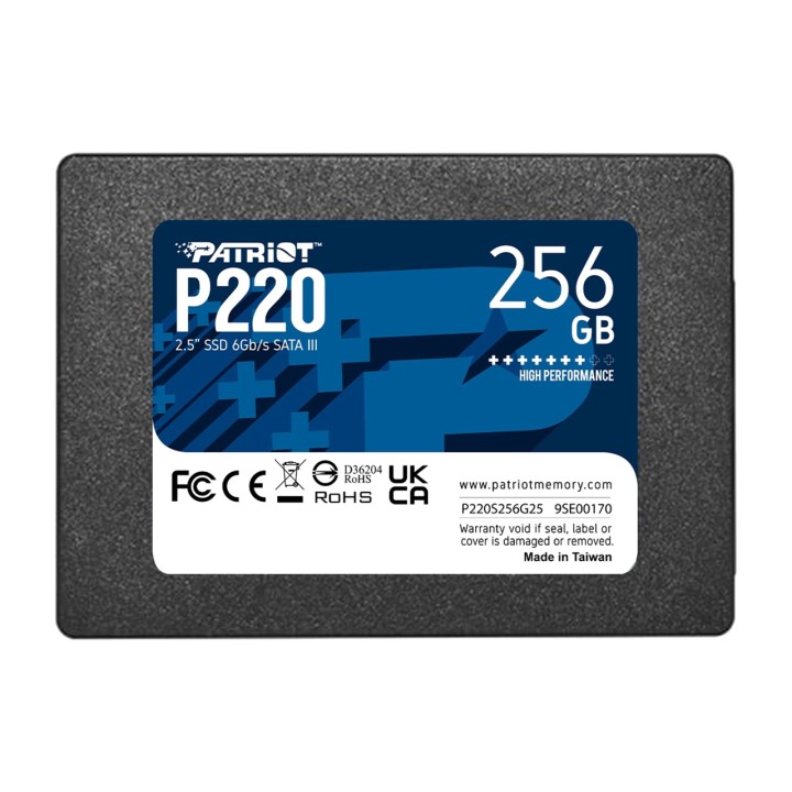 PATRIOT Internal SATA SSD P220 2,5" 256GB P220S256G25