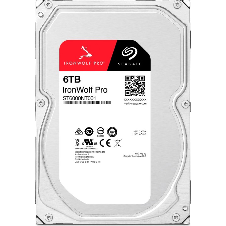SEAGATE 3.5-inch internal hard drive for NAS IRONWOLF-PRO