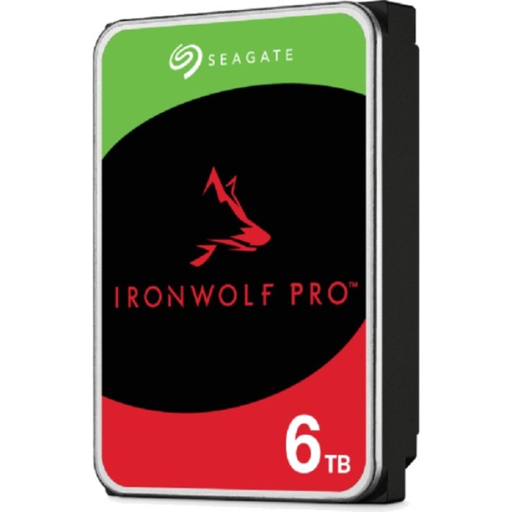 SEAGATE Disco duro interno de 3,5 pulgadas para NAS IRONWOLF-PRO 6TB 7200RPM ST6000NT001 1875120